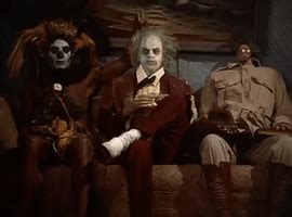 One of the first rules, which is spelled out by otho at the dinner party, is that the room is staffed by anyone who kills themselves, and those staffers still. Beetlejuice Beetlejuice Beetlejuice GIFs - Find & Share on ...