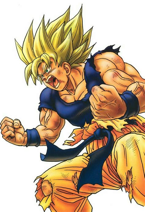 Goku Super Saiyan By Akira Toriyama Dragon Ball Dragon Ball Super