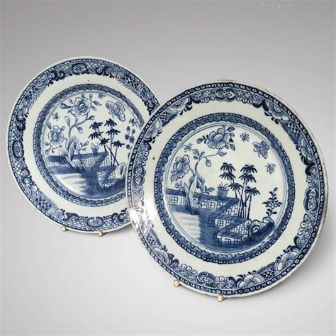 Antiques Atlas Pair Of 18th Century Chinese Blue And White Plates