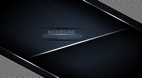 Dark Blue Background That Overlaps With A Line Vector Illustration In