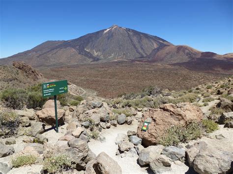 Mount Teide In The Beautiful National Park Tenerife Canary Islands