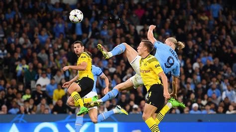 Erling Haalands Ridiculous Goal Leads Manchester City Over Dortmund In