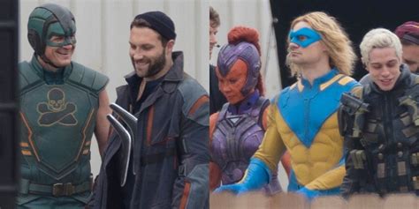 ‘the Suicide Squad Cast Spotted In Costume For Big Group Scene New