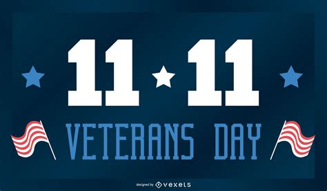 Veterans Day Holiday Banner Vector Download