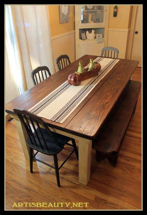 Free Diy Farmhouse Table Plans To Give The Rustic Feel To Your