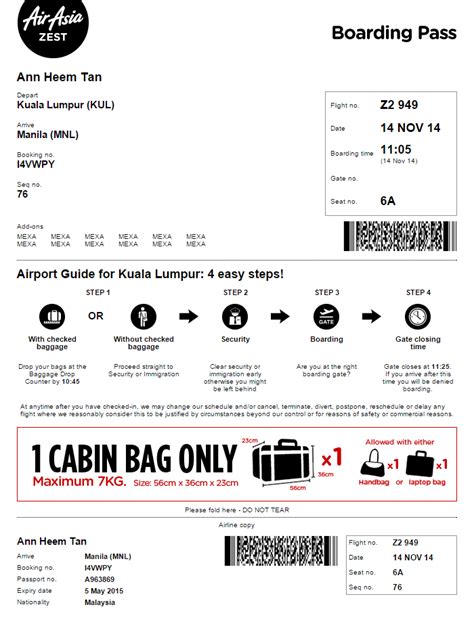Airasia introduced airasia asean pass which is a travel pass allows guests to book airasia flights with 10 or 20 credits, at least 14 days or more before the departure date to travel to more than 140 routes all across asean. Web boarding pass redesign - Anne Tan — User Interface ...