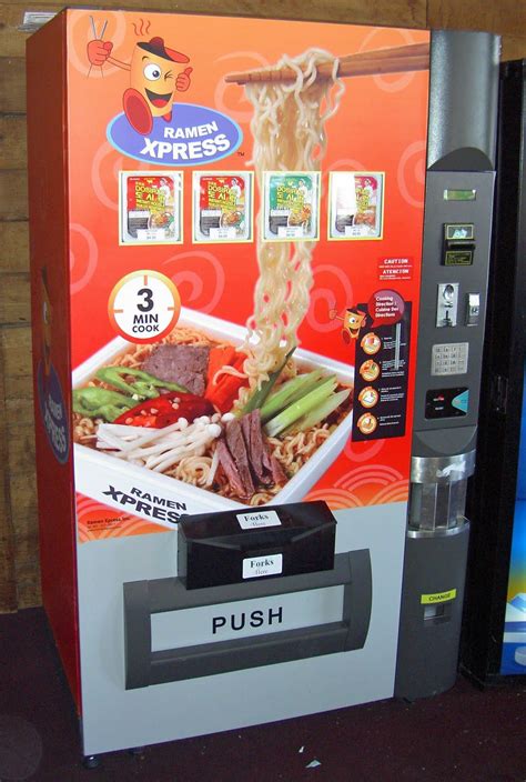May 15, 2021 · one of the most interesting ve n ding machines that i've seen in japan is their cup noodle ramen machine located near kameido. Ramen Xpress vending machine. | Vending machine, Vending ...