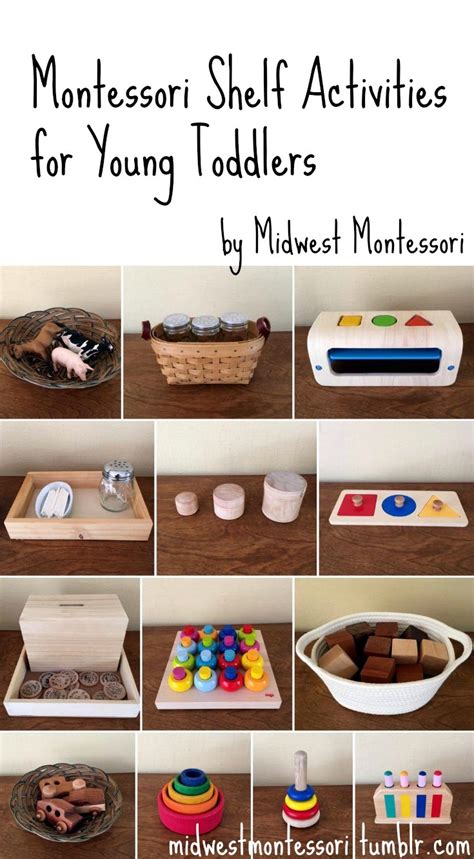 Midwest Montessori — Montessori Shelf Activities For Young Toddlers