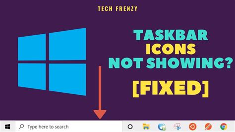 Taskbar Icons Not Showing Windows 1087 Quick Fix Youtube