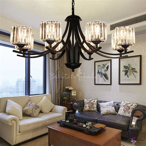 Modern Chandelier Light Fixture Living Room Crystal Chandelier With