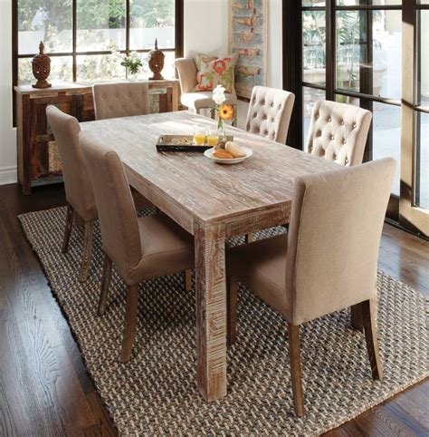 For sale is a palliser dining room table and 4 chairs with a very cool inclusive pullout extension on each end of the table; New Rustic Dining Room Tables Ideas - Amaza Design