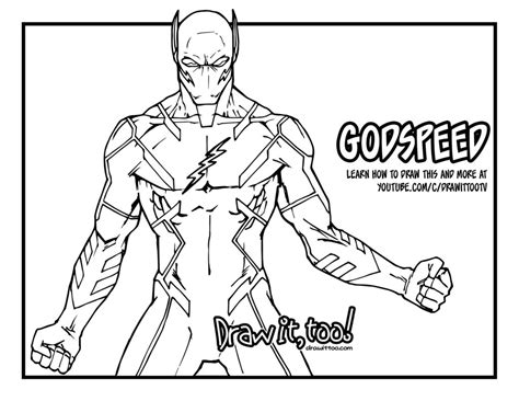 Push pack to pdf button and download pdf coloring book for free. Godspeed (The Flash DC Rebirth Comic Version) | Draw it ...