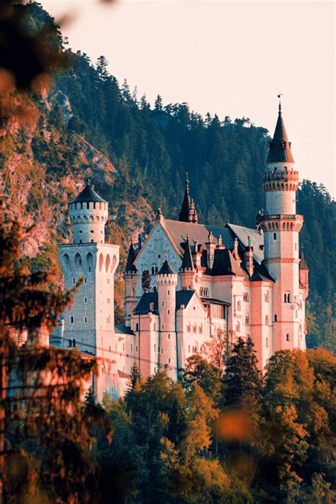 Neuschwanstein Castle In The Bavarian Alps In Germany I Love This