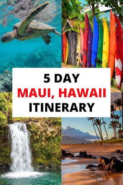The Perfect 5 Day Maui Itinerary Best Of Food And Adventure Diy Travel