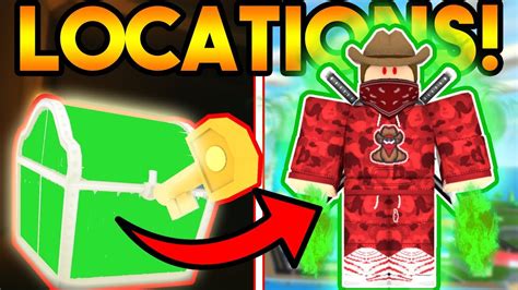Cursed Treasure Chest Tutorial Map And All Key Locations Roblox