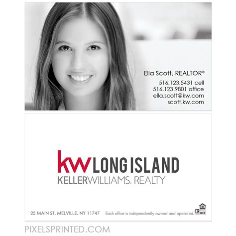 Only business members who also have an additional membership linked to the same account may see multiple membership cards on a single digital membership card account. Keller Williams business cards | Real estate business cards, Keller williams business cards ...