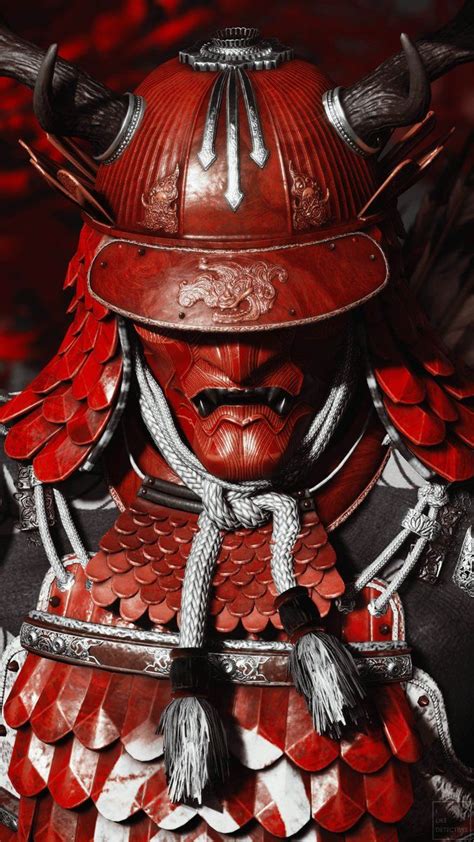 Red Samurai Armour Ghost Of Tsushima Samurai Armor Japanese