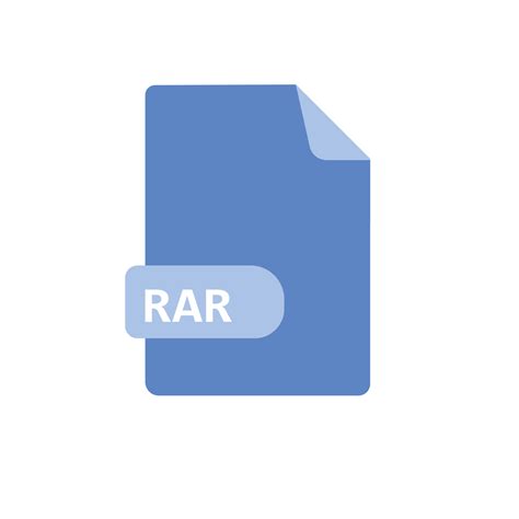 Rar File Icon Flat Icon Design Illustration Vector Icon Rar 10552898