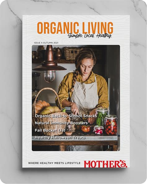Organic Living Magazine Mothers Market