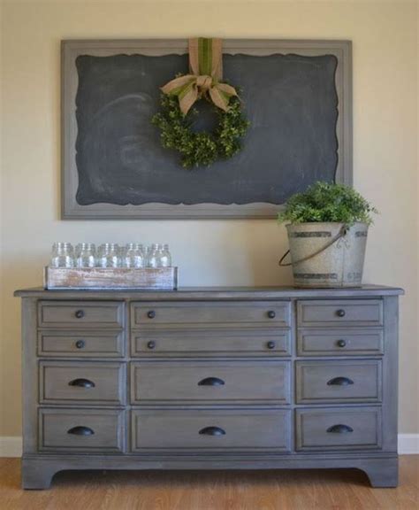 50 Stunning Grey Chalk Paint Furniture Ideas Roundecor Painted