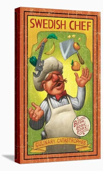Swedish Chef Culinary Catastrophes Stretched Canvas Print