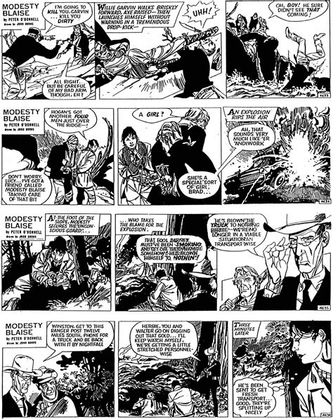 Les Cahiers Du Comic Strip Critique 156 Modesty Blaise Yellowstone