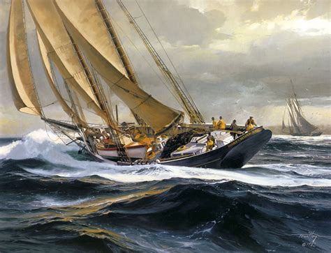 The Schooner Boat Part Ii Sailing Art Sailing Ships Boat Painting