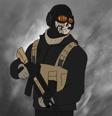 Mw2 Ghost By Ceciliacreeper On Deviantart