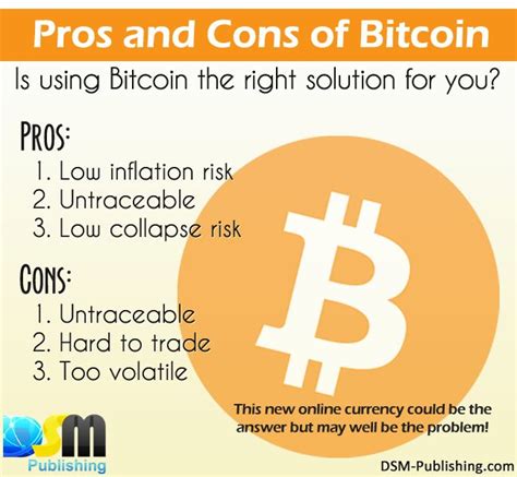 Bitcoin Pros And Cons Advantages And Disadvantages Of Btc
