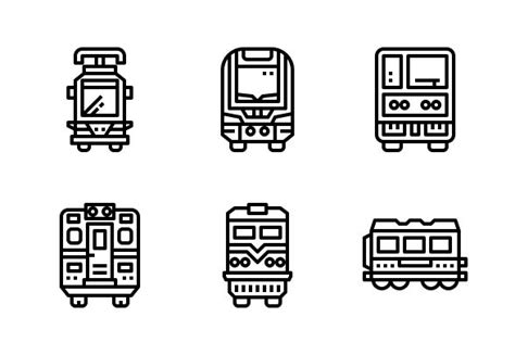 Trains Icons By Smalllike Business Icons Design Train Branding Design