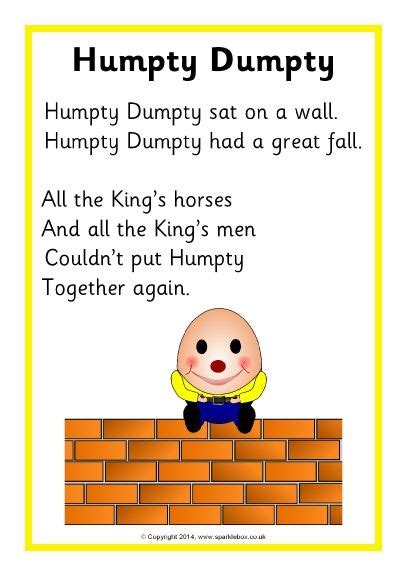 I Chose This Because It Is A Really Fun Nursery Rhyme And Is Very Easy