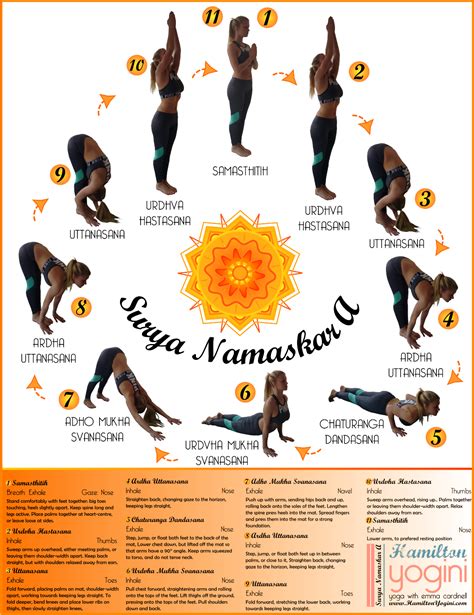 Surya Namaskar A Sun Salutation A Yoga Sun Salutation Vinyasa Yoga