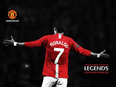 Cristiano Ronaldo Red Legends Manchester United Wallpaper Preview