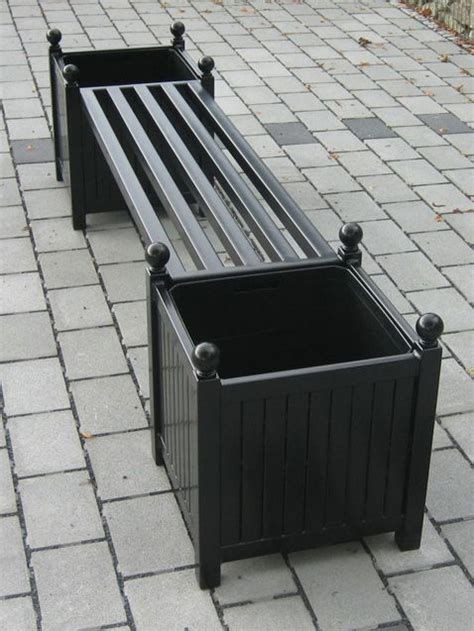 Top Elegant Garden Planter Bench Seat Galvanised Steel Made To Last