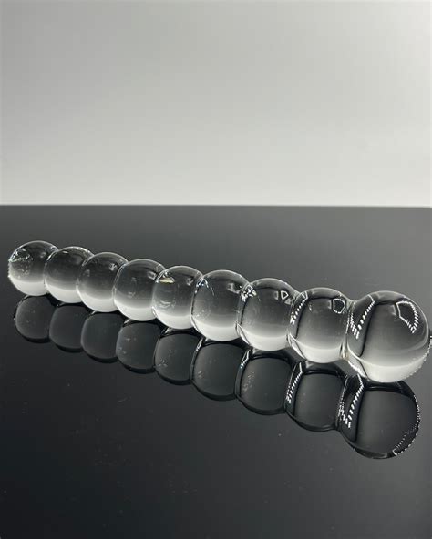 Fantasy Monster Crystal Glass Dildo Anal Beads Butt Plug Prostate