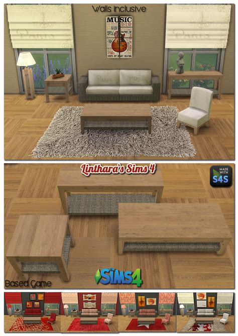 Livingroom Lintharassims4 Sims 4 Sims Sims 4 Custom Content Vrogue