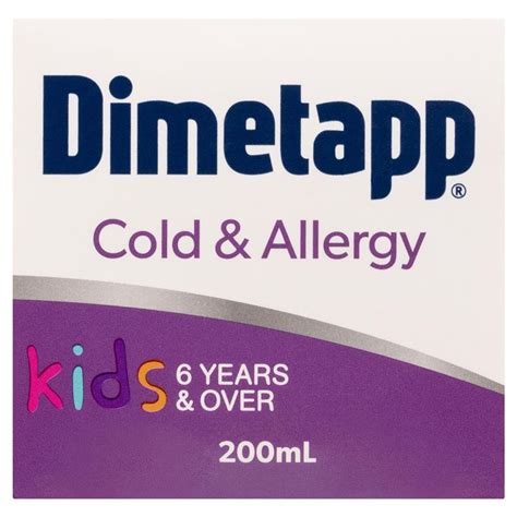 Buy Dimetapp Kids Cold And Allergy Elixir 200ml Online At Chemist Warehouse