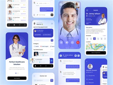medical app mobile app design uplabs