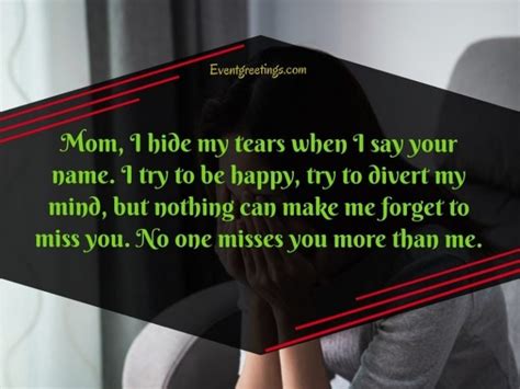 35 Heartfelt Miss You Mom Quotes And Sayings