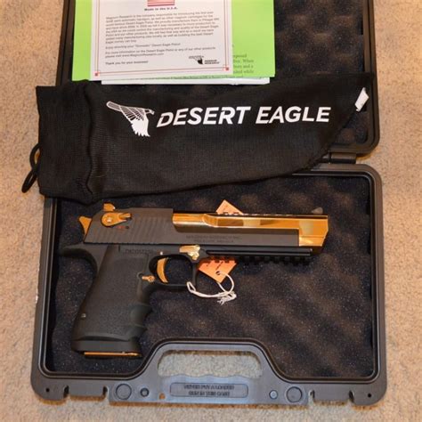 Desert Eagle L Magnum Titanium Black Gold Plated Nm Firearms Classifieds