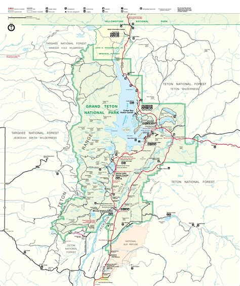 25 Grand Tetons National Park Map Maps Online For You