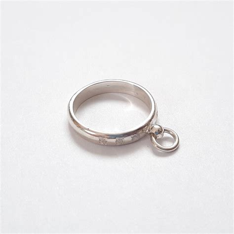 Story Of O Ring Ring Of O Collar Ring Bdsm Silver Bdsm Etsy