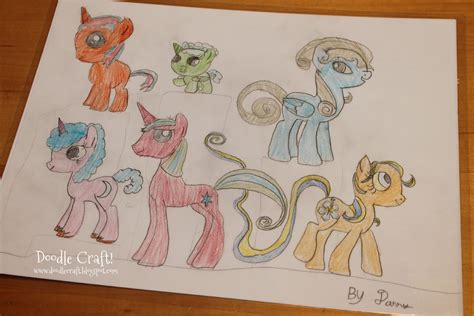 Doodlecraft Design And Draw Your Own My Little Pony