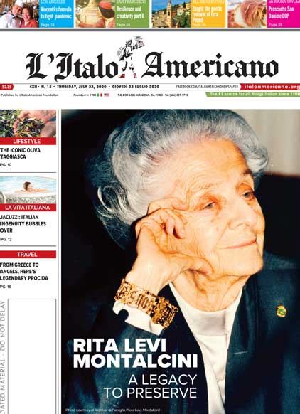 Edition July L Italo Americano Italian American Bilingual News Source