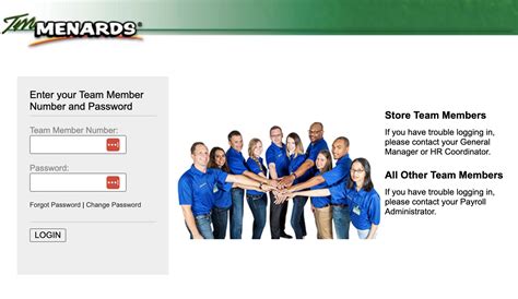 Menards Team Member Website