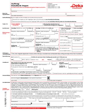 Pages related to dekabank depot login are also listed. Fillable Online Formular Auftrag DekaBank Depot 1 ...