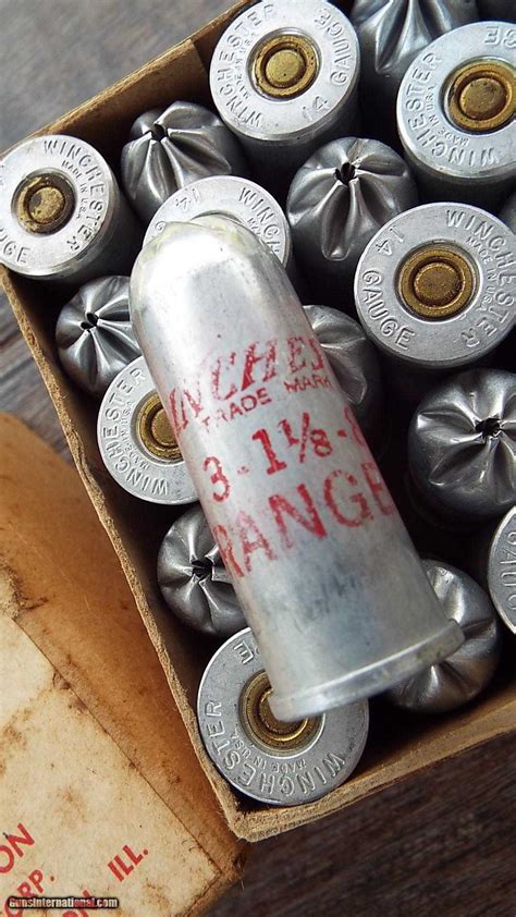 Rare 14 Gauge Winchester Aluminum Shotgun Shells Experimental Ranger