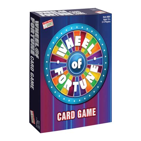 Wheel Of Fortune Card Game Spilsbury