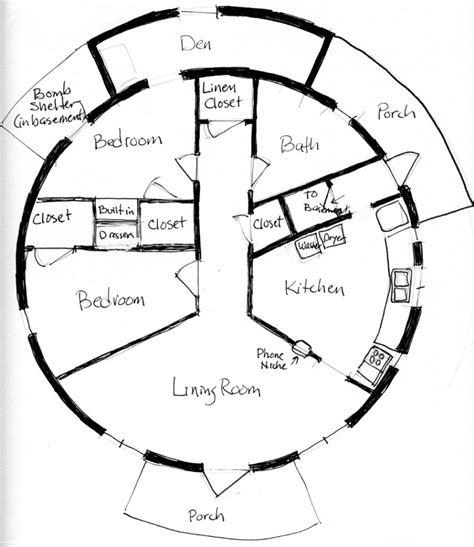 Buckminster Fuller Dymaxion House Floor Plan Round Houses And For