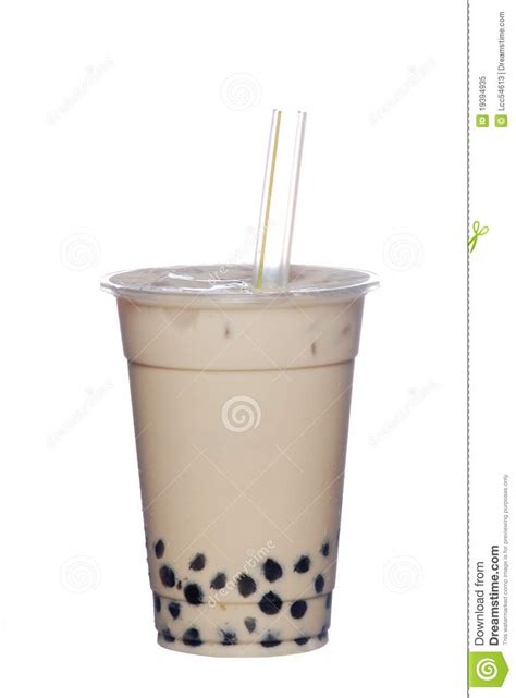 pearl milk tea stock image image  liquid tropics